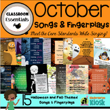 Halloween and Fall Songs and Fingerplays for October
