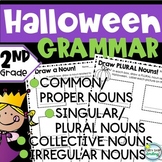 2nd Grade Grammar Halloween Printables NOUNS Plural Proper