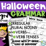 Halloween 3rd Grade Grammar Activities with Answer Keys