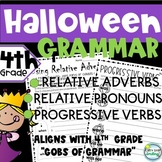 Halloween 4th Grade Grammar Worksheets with Answer Keys