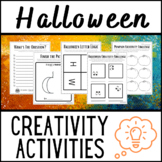 Halloween and October Creativity Challenges and Activities