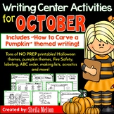 Halloween and October Writing Center Activities and Printa