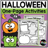 Halloween and Pumpkin Coloring Pages and Activity Posters