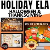 Halloween and Thanksgiving ELA \ WOULD YOU RATHER \ FRIEND