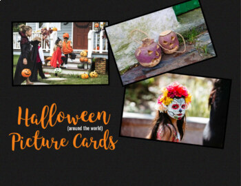 Preview of Halloween (around the world) Picture Cards • All Souls Day • Montessori