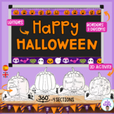 Halloween bulletin board, pumpkin triorama activity- pumpk