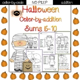 Halloween color by code {addition}