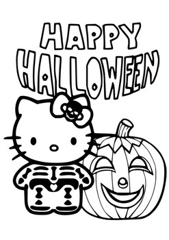 Preview of Halloween coloring pages