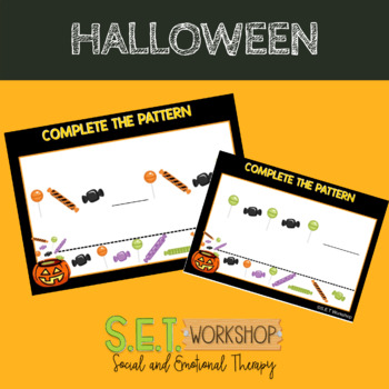 Preview of Halloween: complete the sequence