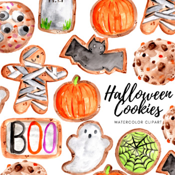 Download Halloween Cookie Clipart By Writelovely Teachers Pay Teachers