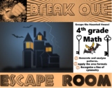 Halloween digital escape room for 4th grade mathematicians