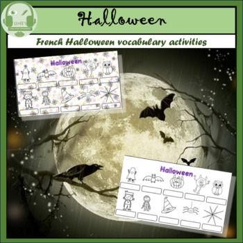 Preview of French FSL Halloween en français