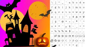 Preview of Halloween fonts