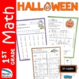 Halloween for First Grade Math Worksheets