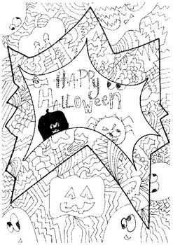 Halloween Coloring Sheets — Mindful Coloring