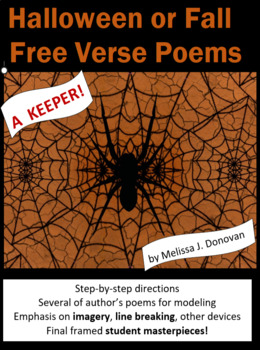 Preview of Halloween or Fall Free Verse Poems (a KEEPER)
