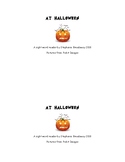 Halloween sight word reader