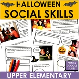 Halloween social skills activities worksheets for elementa