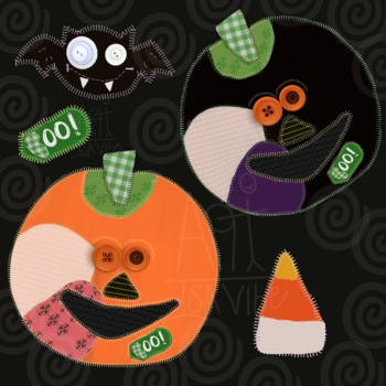 Preview of Halloween theme clip art