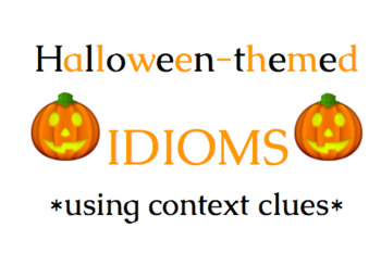 Preview of Halloween-themed Idioms