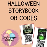 Halloween themed QR code storybook flashcards