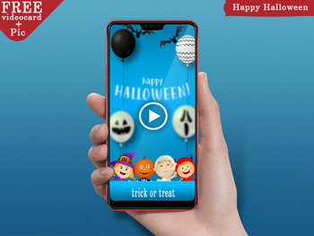 Preview of Halloween video Card - Animated Halloween ecard