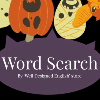 Preview of FREE Halloween Word Search