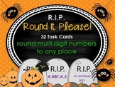 HalloweenRounding to Any Place Task Cards
