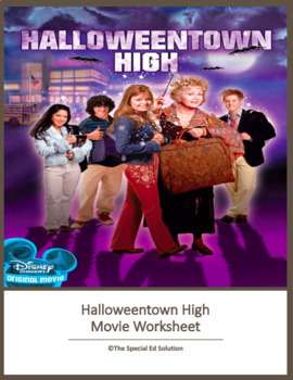 Preview of Halloweentown High Movie Worksheet