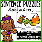Halloween Writing Puzzles and Worksheets