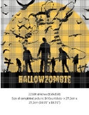 Hallowzombie Cross Stitch Pattern Design For the Spooky Se