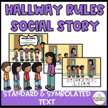 Preview of Hallway Rules Social Narrative