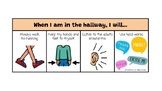 Hallway Visual Reminders for Expected Behaviour