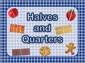 Preview of Halves and Fourths, Fractions