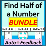 Splitting - Equal Sharing - Finding Half of a Number BUNDL