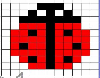 Preview of Hama Bead pattern - Ladybird