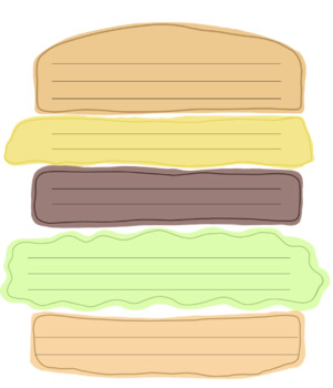 Preview of Hamburger Graphic Organizer 5 Sentence Paragraph. Digital or Printable