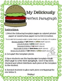 Hamburger Paragraph Craftivity Writing  Template