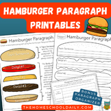 Hamburger Paragraph Worksheet Pack