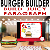 Burger Builder:  How to Write a Juicy Paragraph Powerpoint