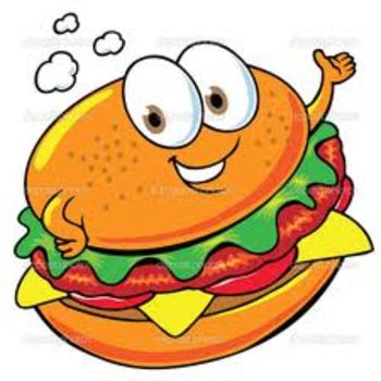 Preview of Hamburger Writing Graphic Organizer for Smartboard
