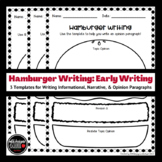 Hamburger Writing Templates: Early Writing