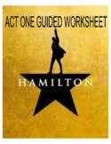 Hamilton Act One Guided Worksheet
