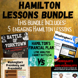 Hamilton Lesson Bundle: 5 engaging lessons with songs, rea