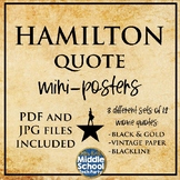 Hamilton Mini Posters- 3 sets in 1!