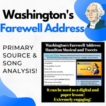 Preview of Hamilton Song One Last Time: Washington's Farewell Address and Tweet Activity