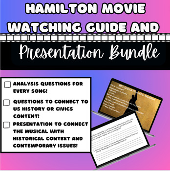 Preview of Hamilton Teaching Bundle for US History or Civics