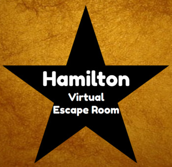 Preview of Hamilton Virtual Escape Room