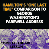 Hamilton's "One Last Time" Comparison to Washington's Fare