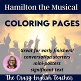 Hamilton the Musical Coloring Pages/Mini-Posters digital r